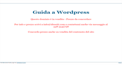 Desktop Screenshot of guidawordpress.it